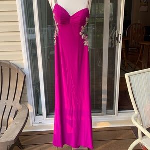 Fushsia Prom Dress